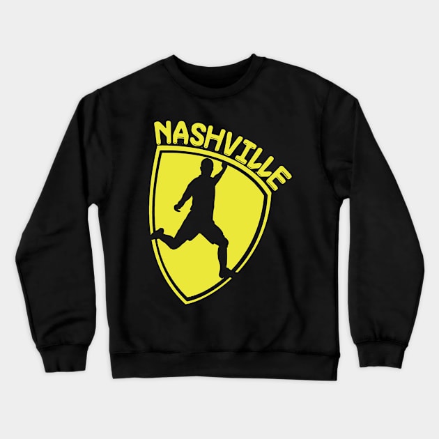 Nashville Soccer Crewneck Sweatshirt by JayD World